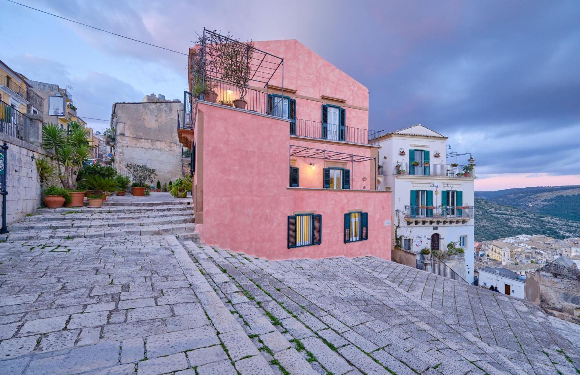 Casa Rosa Lejlighed Ragusa Eksteriør billede